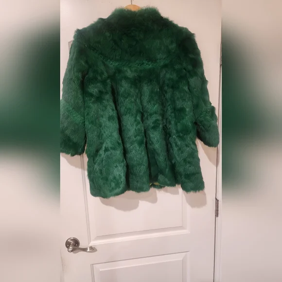 Real Rabbit Fur Coat - Picture 3 of 4